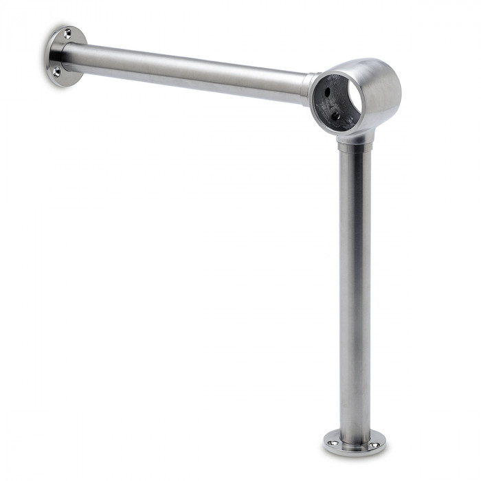 Fußlaufstütze Wlanda 38,1 mm (1,5") Edelstahl Design Material Zamak main product photo