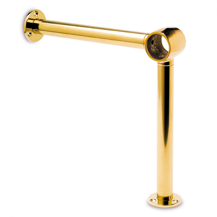 Fußlaufstütze Eudora 38,1 mm (1,5") Messing Design main product photo