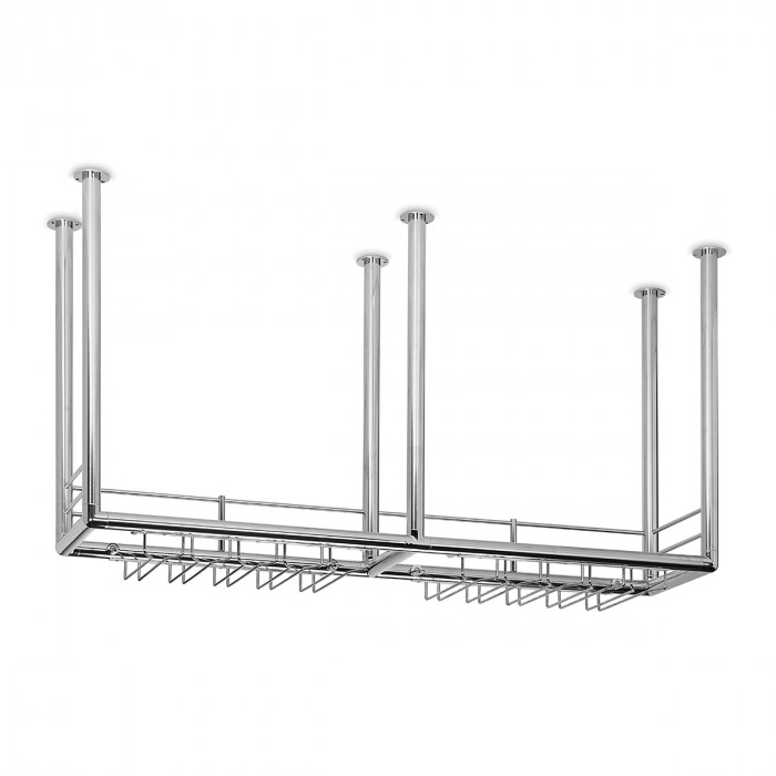 Flaschenbord Ariella L 1200 mm 38,1 mm (1,5") Trägerteil Edelstahl Design Material Zamak main product photo