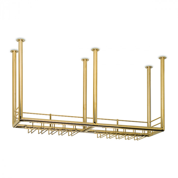 Flaschenbord Ariella L 1200 mm 38,1 mm (1,5") Trägerteil Messing Design main product photo