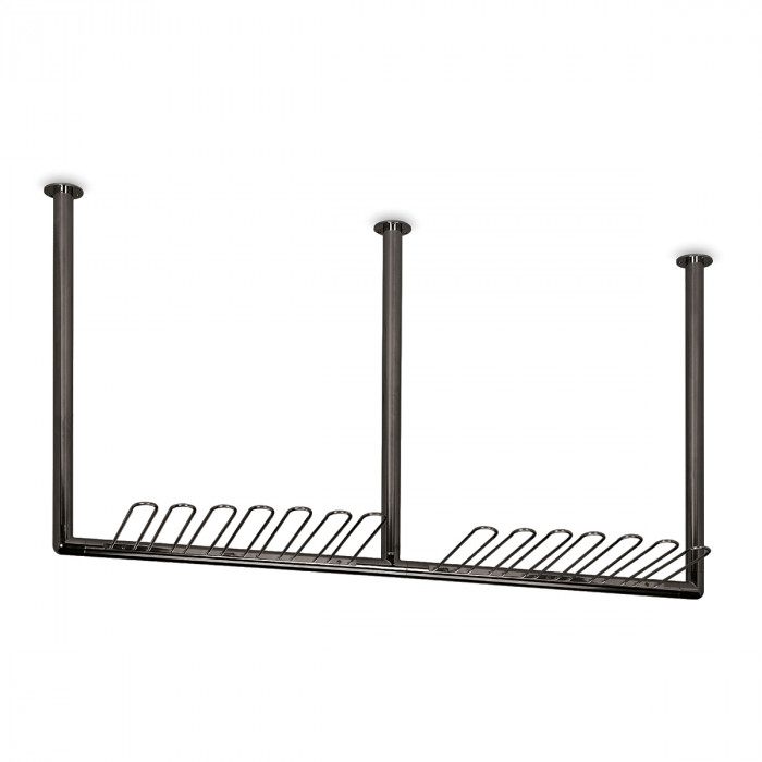 Gläserhalter Zephier L 650 mm 38,1 mm (1,5") Trägerteil Schwarz Design main product photo