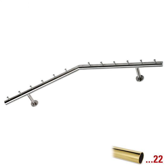 Garderobe Leonique Messing Design 1250 mm main product photo