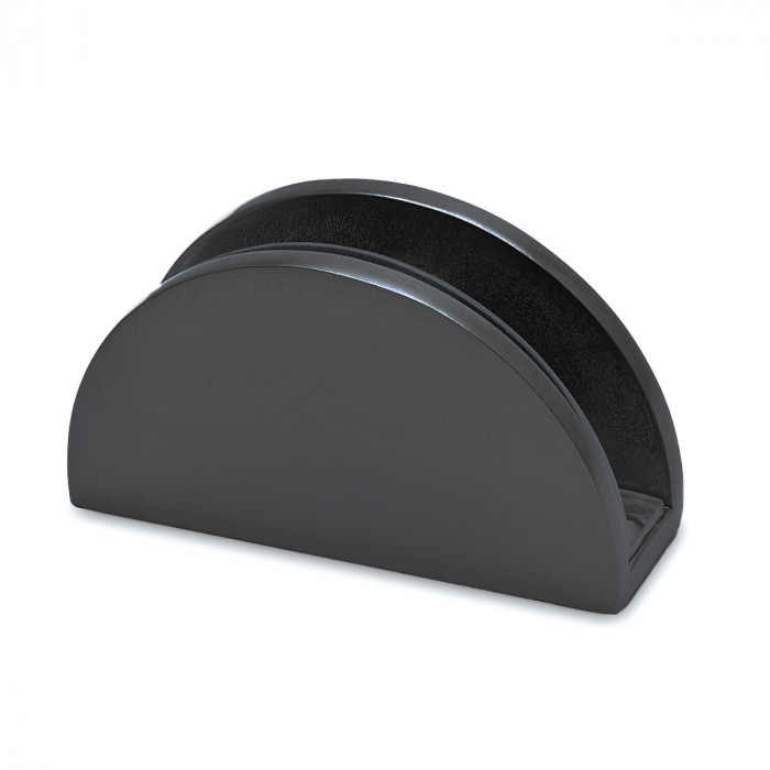 Glasplattenträger Kora 6 - 8 mm Schwarz Design main product photo