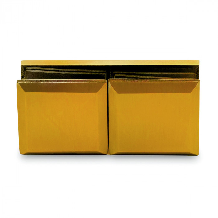 Winkelverbinder 180°, eckig Garina Messing matt Design main product photo