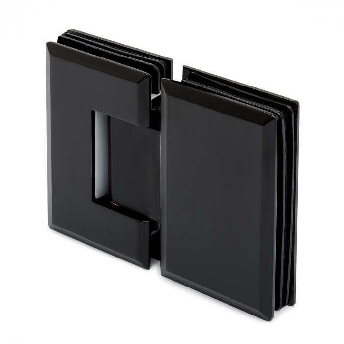 Justierbares Scharnier für Glastüren Tatum Glas / Glas 180° flächenbündig Schwarz Design main product photo