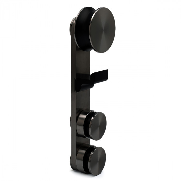 Laufwagen für Glasschiebetür-System mit Aushebesicherung Cathelijn Schwarz Design main product photo