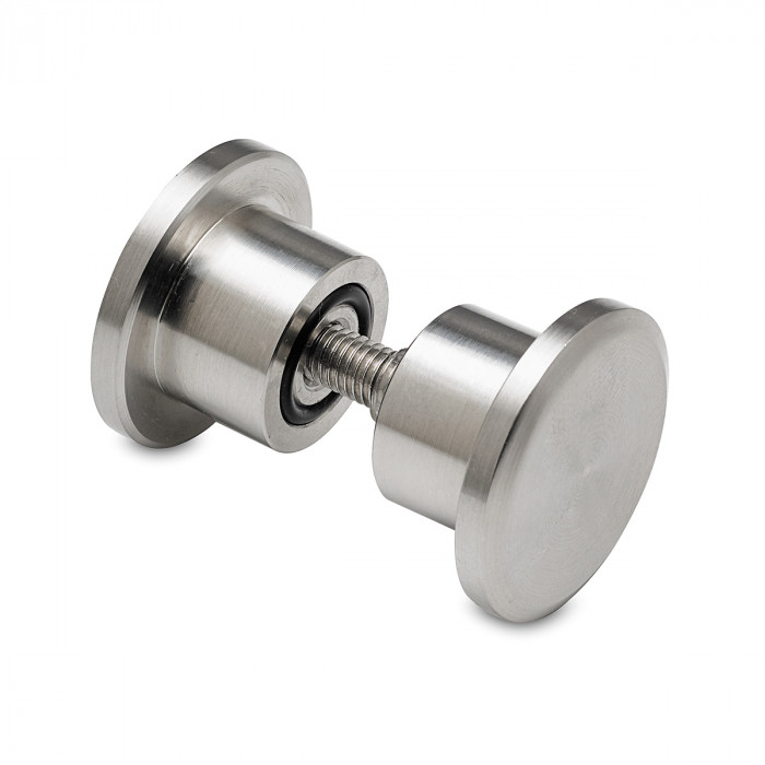 Glastürknopf, zweiseitig Lioch Edelstahl Design Material Edelstahl main product photo