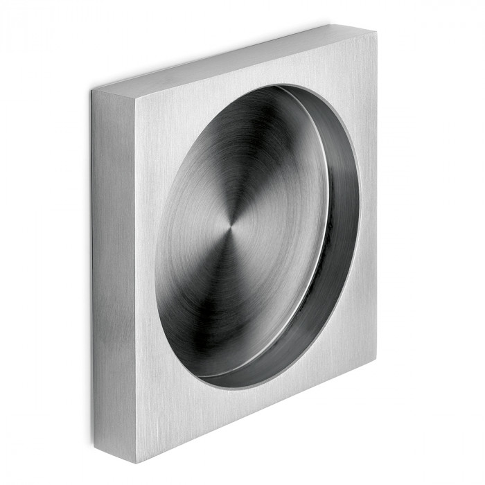 Griffmuschel quadratisch, selbstklebend Lucita Edelstahl Design Material Edelstahl main product photo