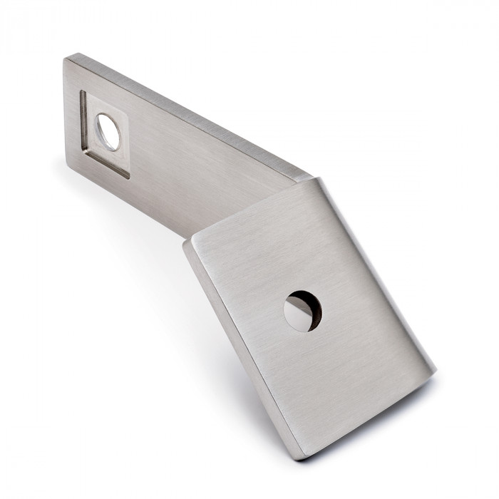Winkelhalter 45° Cinthy rechts für Vierkantrohr 35 x 35 mm main product photo
