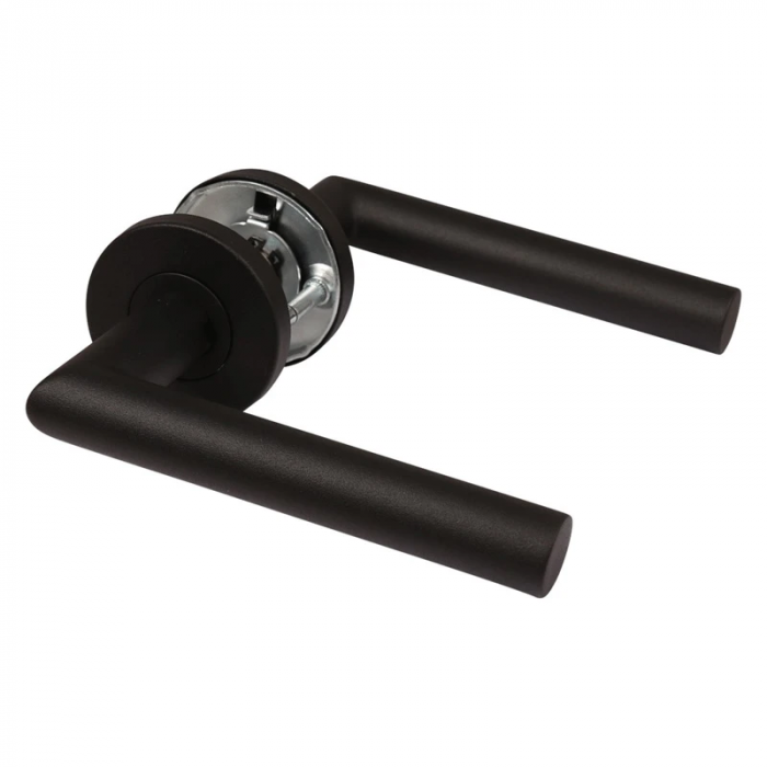 Deurkruk paar op rozet Willa RVS-304 zwart gecoat main product photo
