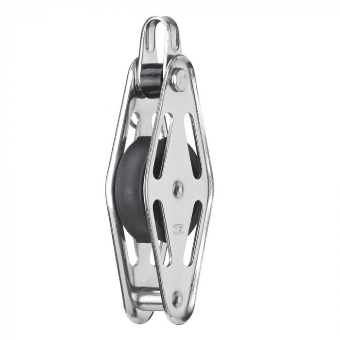 Sprenger Block 8mm mit Gleitlager mit Bügel und Hundsfott Edelstahl-304 (A2) main product photo