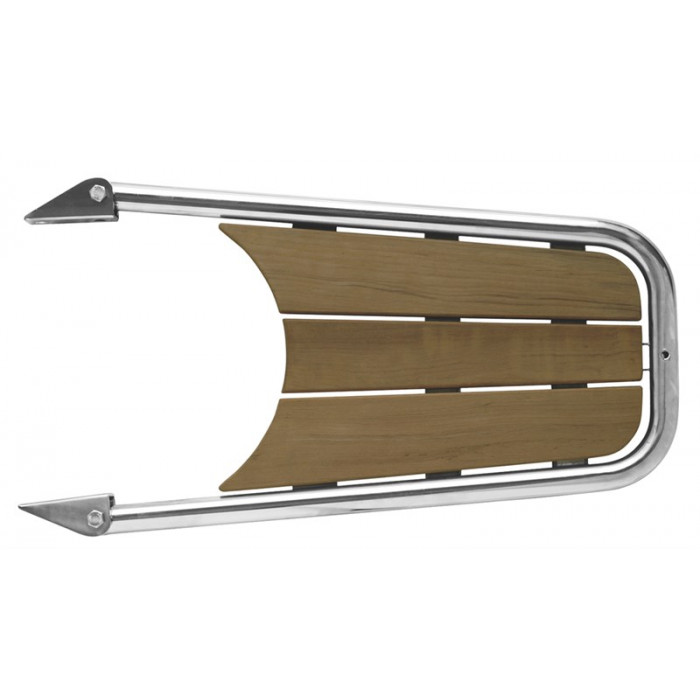 Bugspriet Holz (white tulip oak) 650 x 330 mm Edelstahl-316 (A4) main product photo