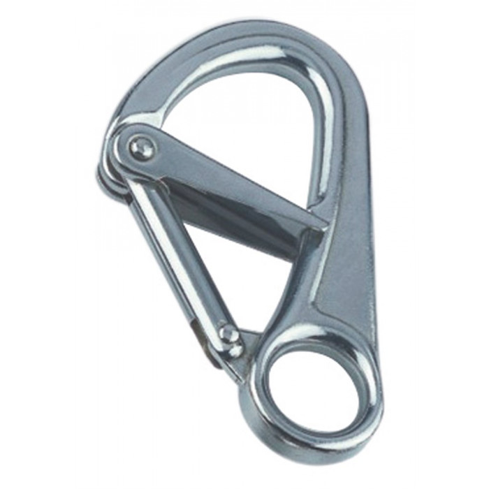 Karabinerhaken mit Sperre 110 x 62 mm Edelstahl-316 (A4) main product photo