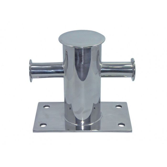 Poller mit Konterplatte 200 x 110 mm Edelstahl-304 (A2) main product photo