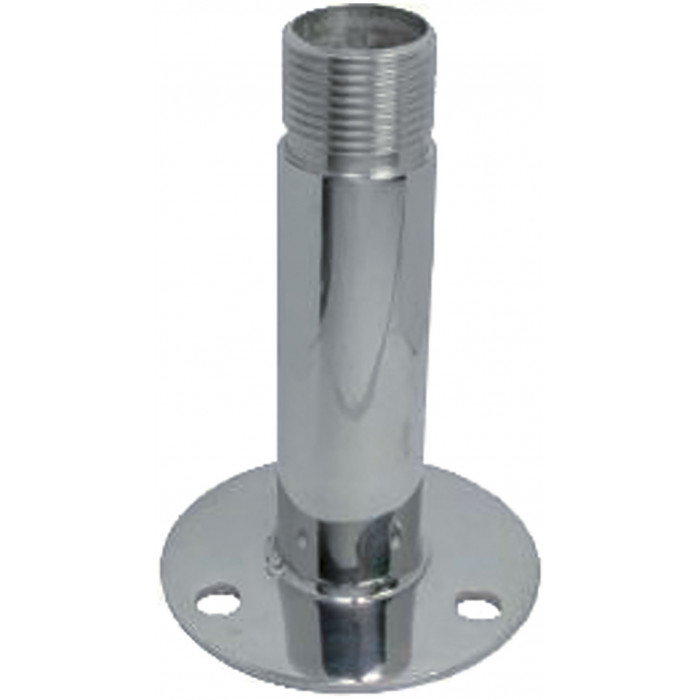Antennenfuß mit Grundplatte lang 1"-14 UNS 70 x 105 mm Edelstahl-304 (A2) main product photo
