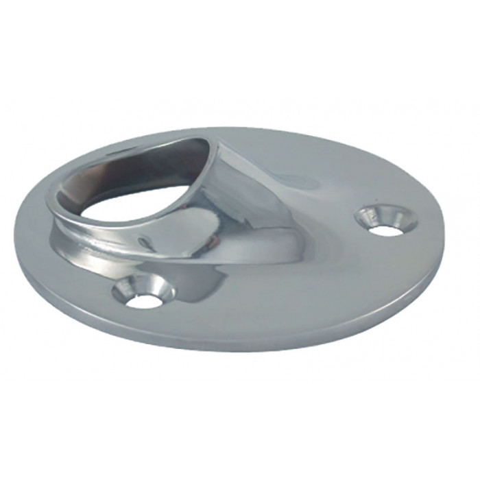 Relinganschweißfuß rund 45° 69 mm für Rohr 22 mm Edelstahl-316 (A4) main product photo