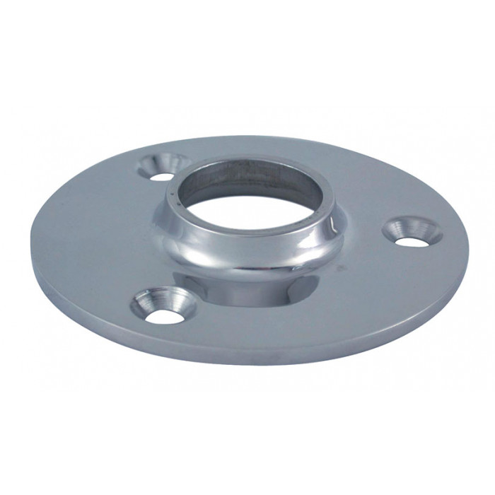 Relinganschweißfuß rund 90° 75 mm für Rohr 25 mm Edelstahl-316 (A4) main product photo