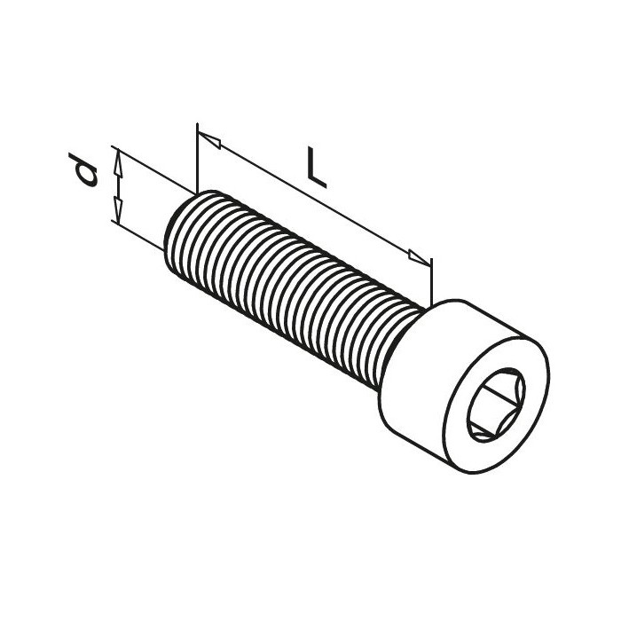 Innensechskantschraube, M8 x 35 mm, A2-70, QS-29 main product photo