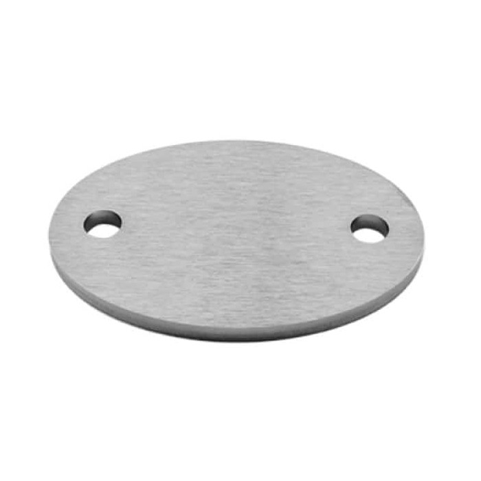 Verankerungsplatte 110 x 75 x 6 mm Edelstahl matt geschliffen main product photo