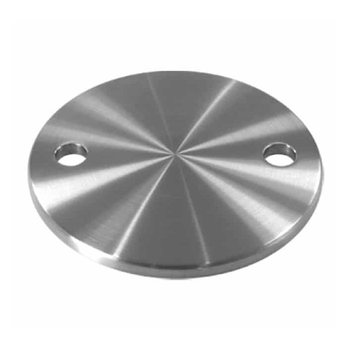 Verankerungsplatte Ø 120 x 8 mm Edelstahl matt geschliffen main product photo