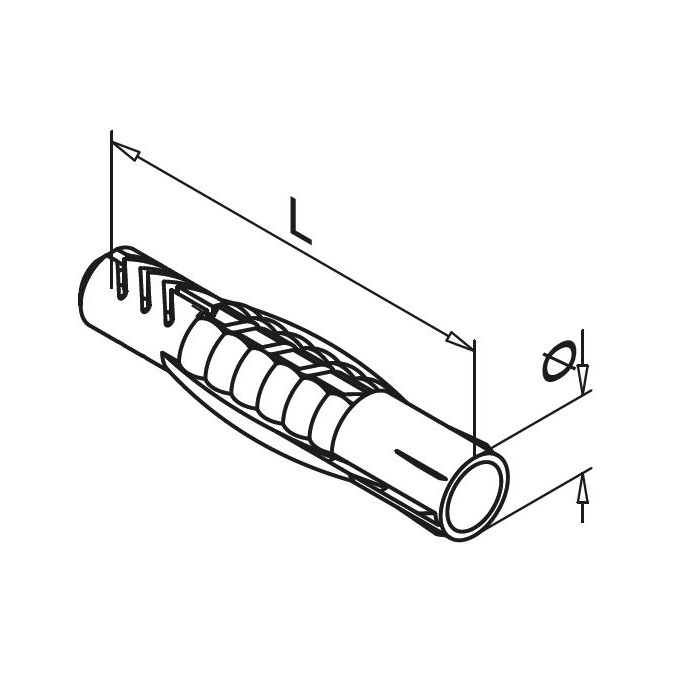 Wanddübel, UX 10x60, QS-555 main product photo
