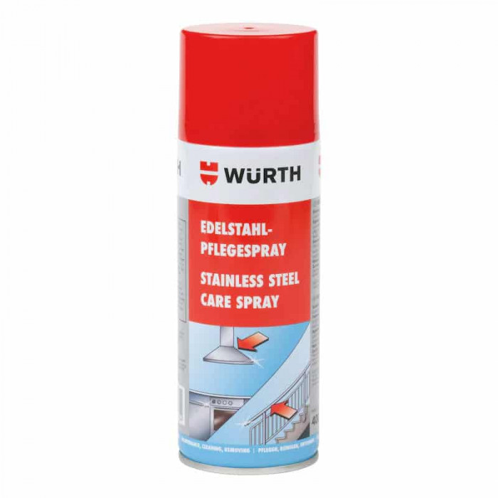 RVS onderhoudsspray Würth, 400 ml main product photo