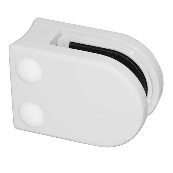 Glasklemme Ø 48,3 mm Zinklegierung weiß Modell 2500 main product photo