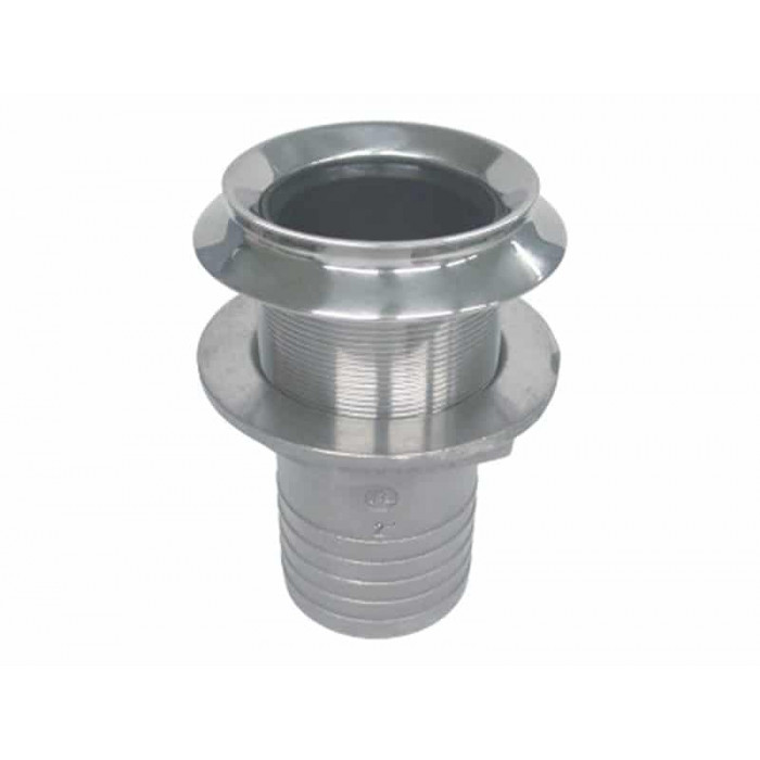 Auspuffdurchlass mit Klappe 2" (50 mm) Edelstahl-316 (A4) main product photo