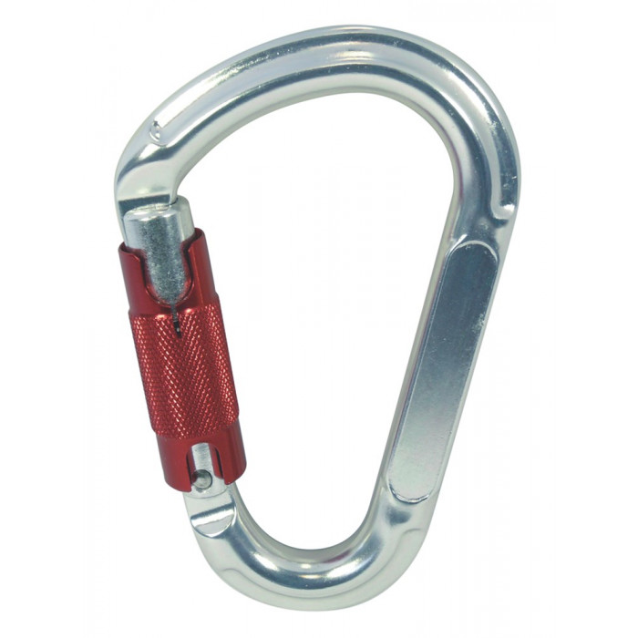Alu-Karabiner mit Drehverschluss 12 x 120 mm Aluminium main product photo