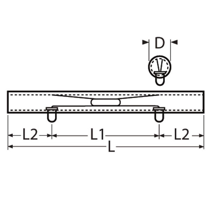 Rohrschnellverschluss 150 mm für Rohr 22 x 1,5 mm Edelstahl-316 (A4) main product photo