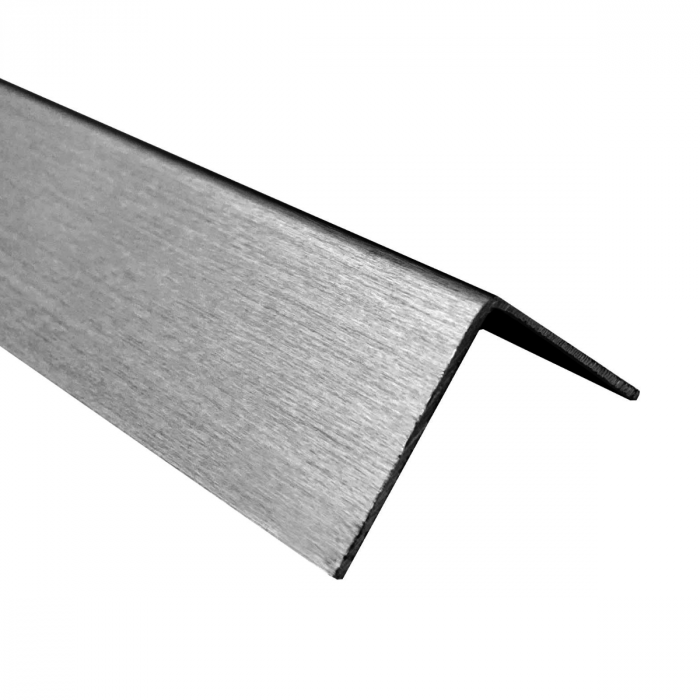 Winkelstahl 30 x 10 x 1 mm Edelstahl-304 (A2) K320 geschliffen main product photo