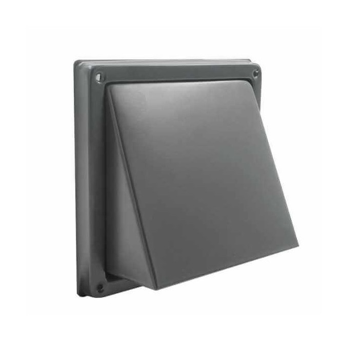 Gitter mit Druckbegrenzungsventil Ø 100 mm Edelstahl schwarz beschichtet main product photo