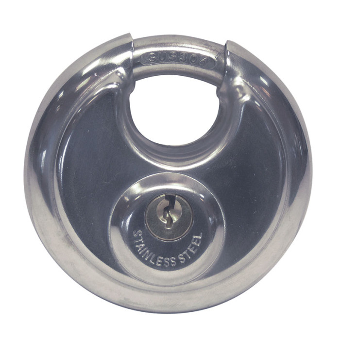 Vorhängeschloss rund 70 mm Edelstahl-304 (A2) main product photo