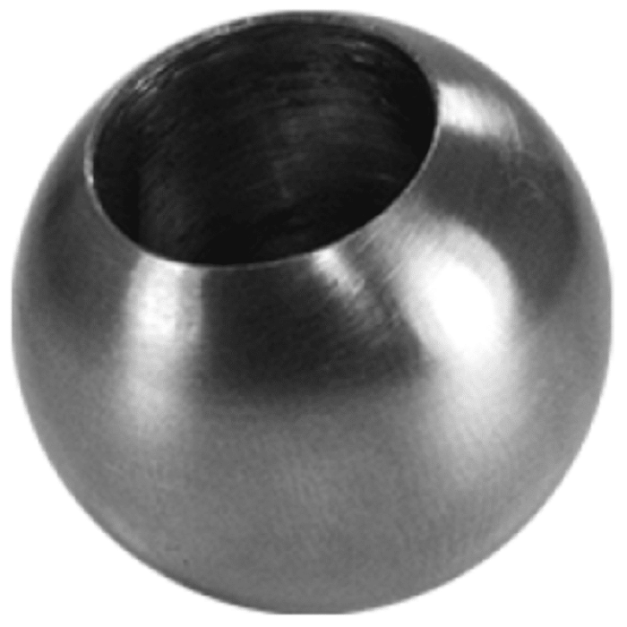 Dekokugel massiv Ø 25 mm Loch Ø 14,2 mm Edelstahl matt geschliffen main product photo