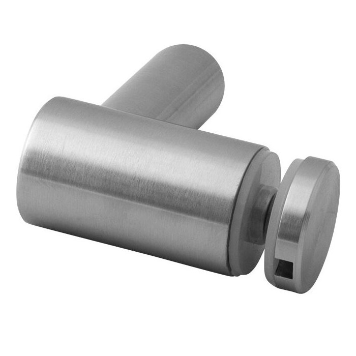 Glasadapter Spinne 30 mm flach Länge 42,4 mm Edelstahl Ausführung matt geschliffen 0754 main product photo
