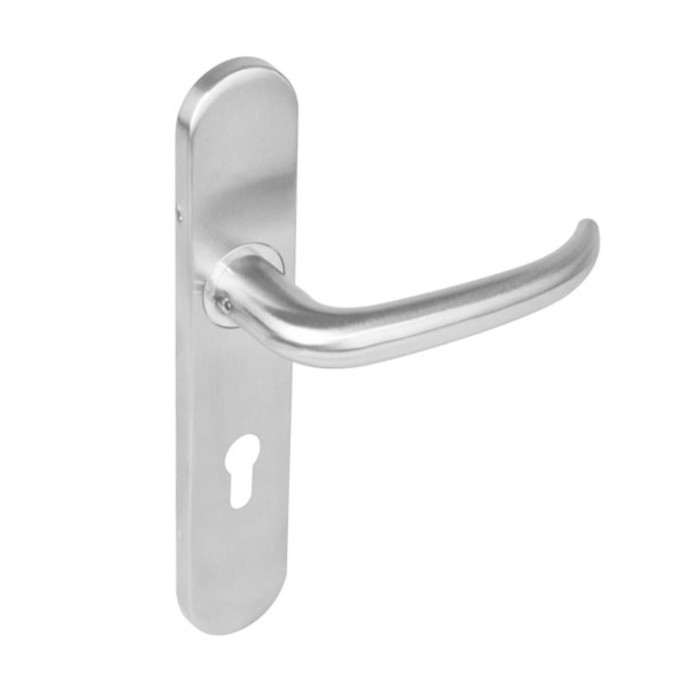 Intersteel Türgriff Sable auf Schildprofil Zylinderloch 72 mm Edelstahl gebürstet main product photo