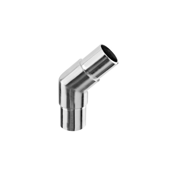 Rohrverbinder für Rohr 42,4 x 2,0 mm fest Edelstahl matt geschliffen Modell 0300 main product photo