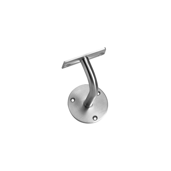 Intersteel Handlaufträger flach Sattel Edelstahl gebürstet main product photo