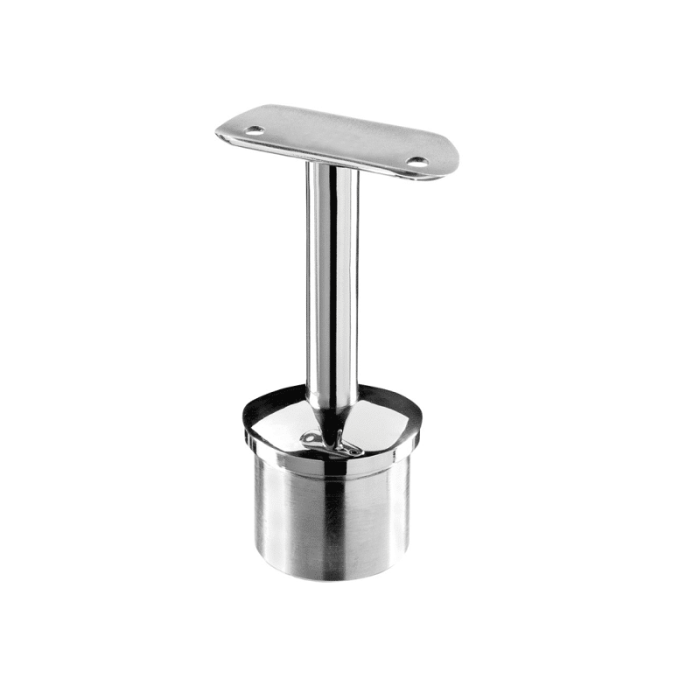 Geländerhalter 42,4 x 2,0 mm für Träger 42,4 mm Edelstahl glänzend poliert Modell 0710 main product photo