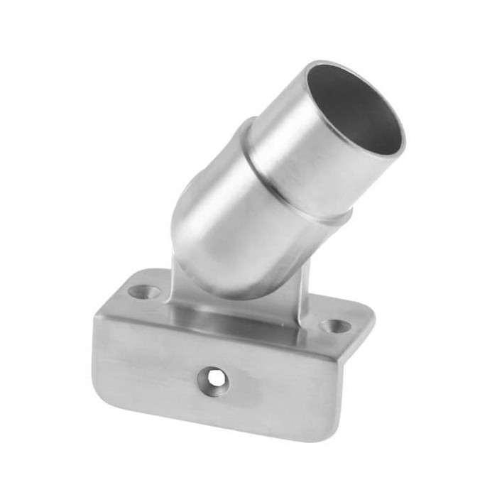 Wandflansch für Rohr 42,4 mm verstellbar Edelstahl matt geschliffen Modell 0506 main product photo