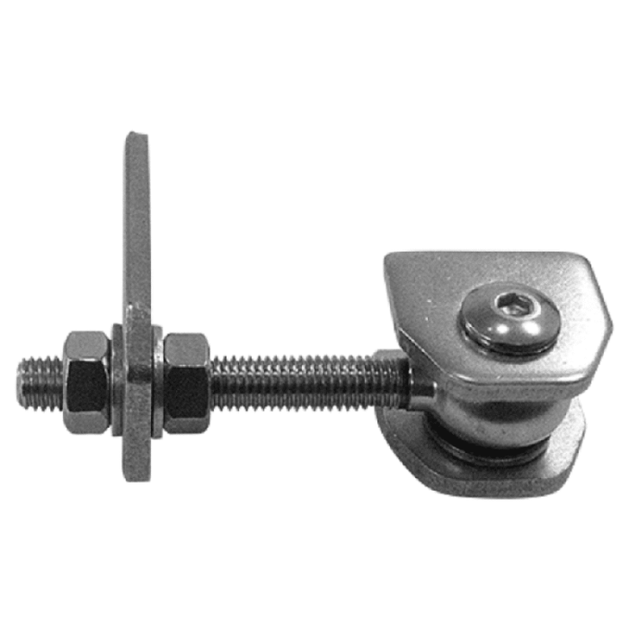 Scharnier mit Platte, M12, Edelstahl main product photo