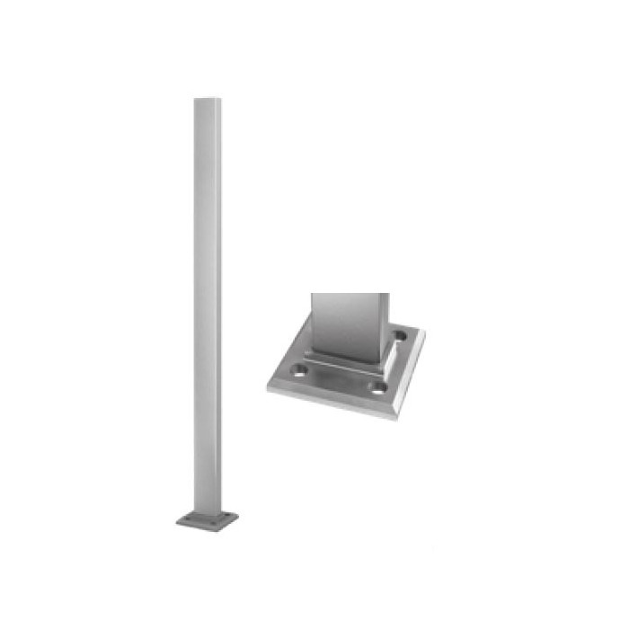 Baluster Square Line 60 x 30 x 2,6 mm 1000 mm Edelstahl matt geschliffen Modell 4901 main product photo
