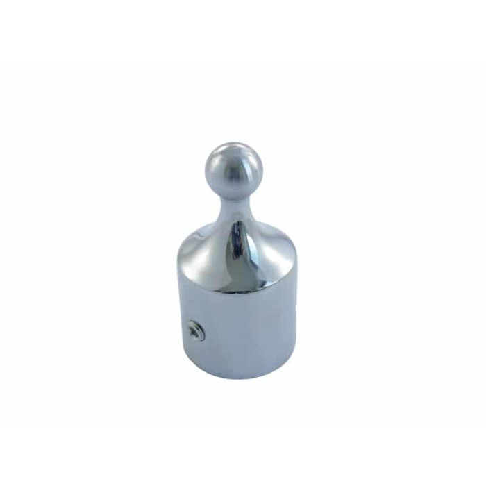 Rohrendkappe mit Kugelkopf-Gelenk für Rohr 25 mm Edelstahl-316 (A4) main product photo