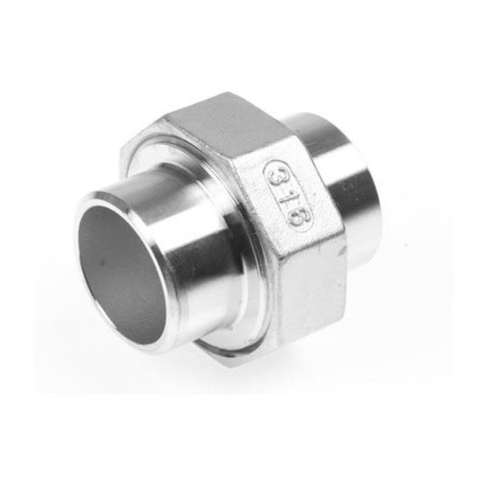 Schweißkupplung flach BSP, 1.1/4 Zoll Edelstahl-316 (A4) main product photo