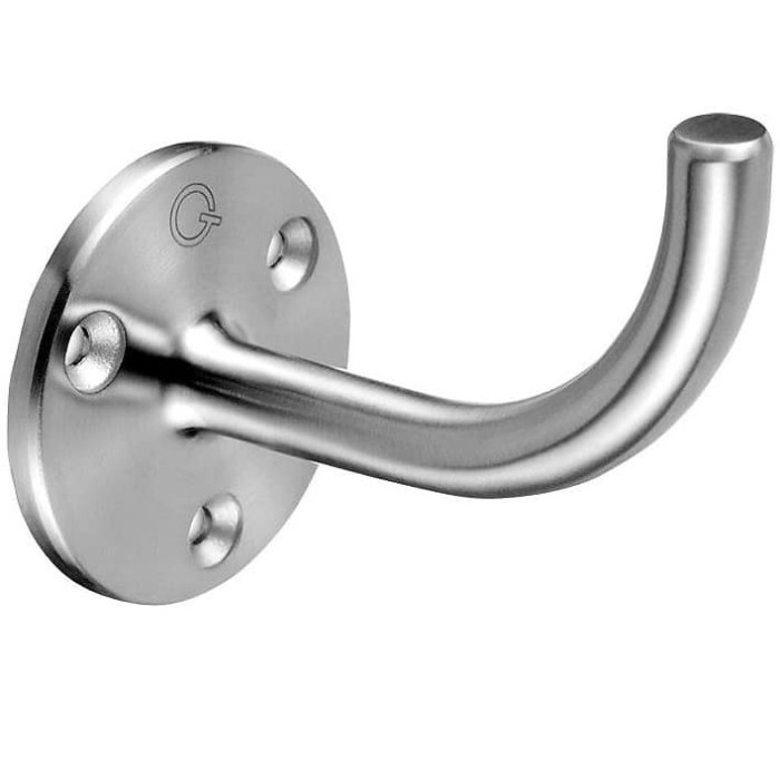 Handlaufhalterung geschweißt Edelstahl matt poliert Modell 0109 main product photo