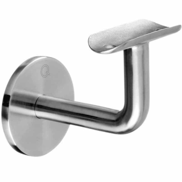 Handlaufträgerrohr Ø 33,7 mm Edelstahl matt geschliffen Modell 0111 main product photo