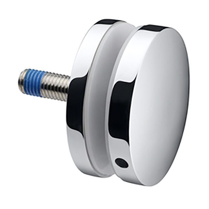 Glasadapter 70 mm flach Länge 10 mm Edelstahl glänzend poliert Modell 0748 main product photo