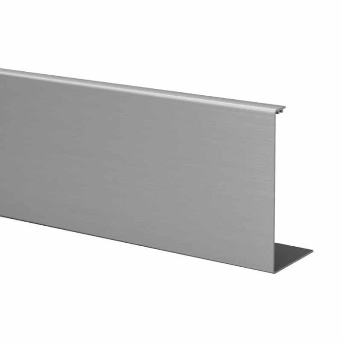 Abdeckprofil Easy Glass Prime, seitliche Montage, Länge 5000 mm, Modell 8435, Aluminium (eloxiert) main product photo