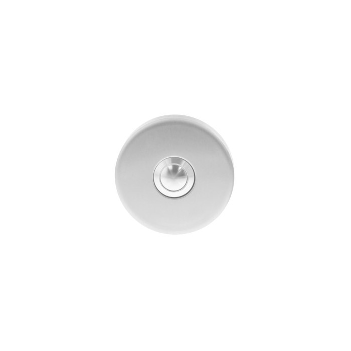 Intersteel Türklingel rund verdeckt53x10 Edelstahl gebürstet main product photo
