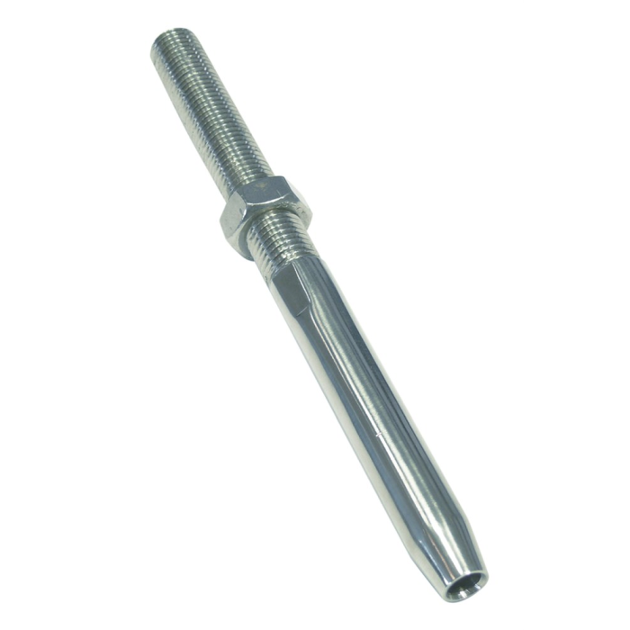 Terminal mit Linksgewinde 4 mm/M6L inkl. Mutter Edelstahl-316 (A4) main product photo
